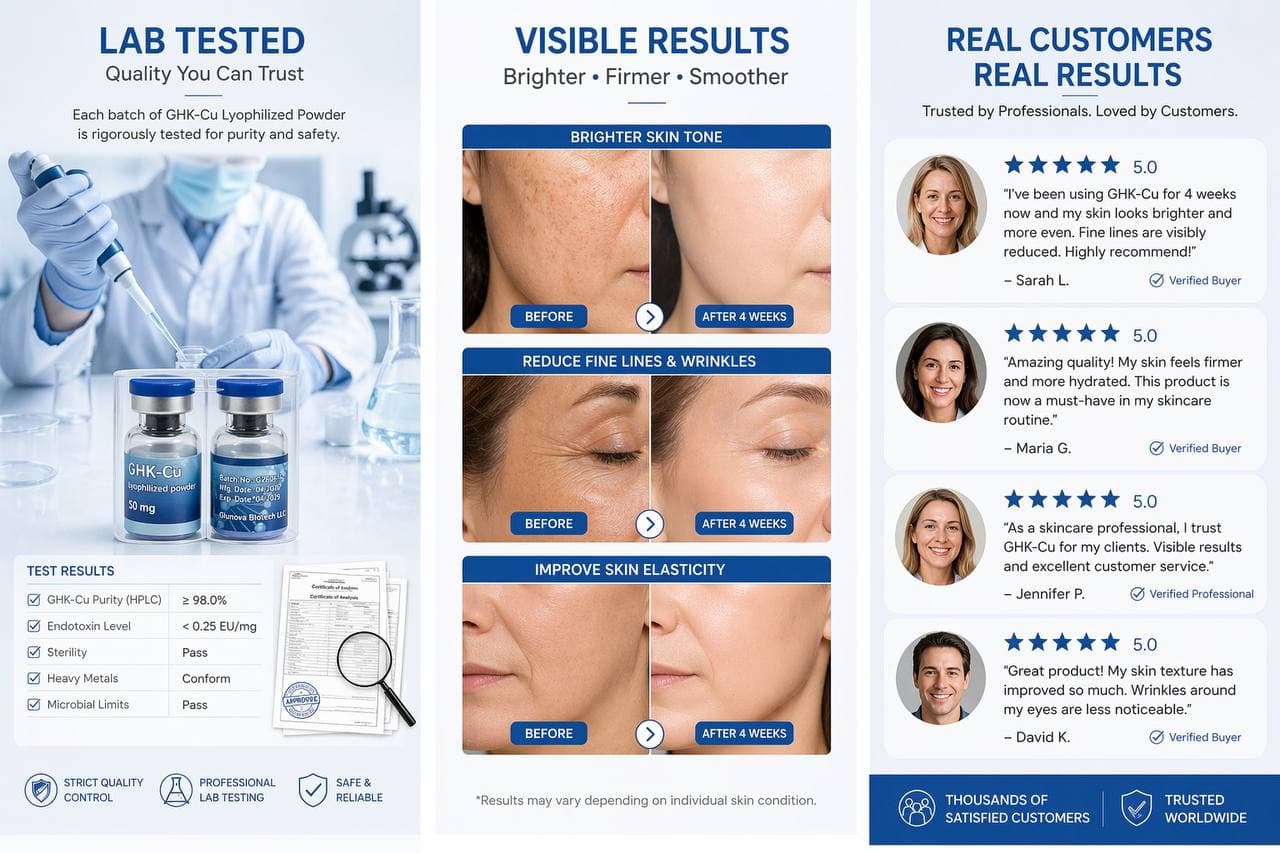 GHK-Cu Lyophilized Powder thumbnail 4 - Skincare & Anti-Aging product gallery