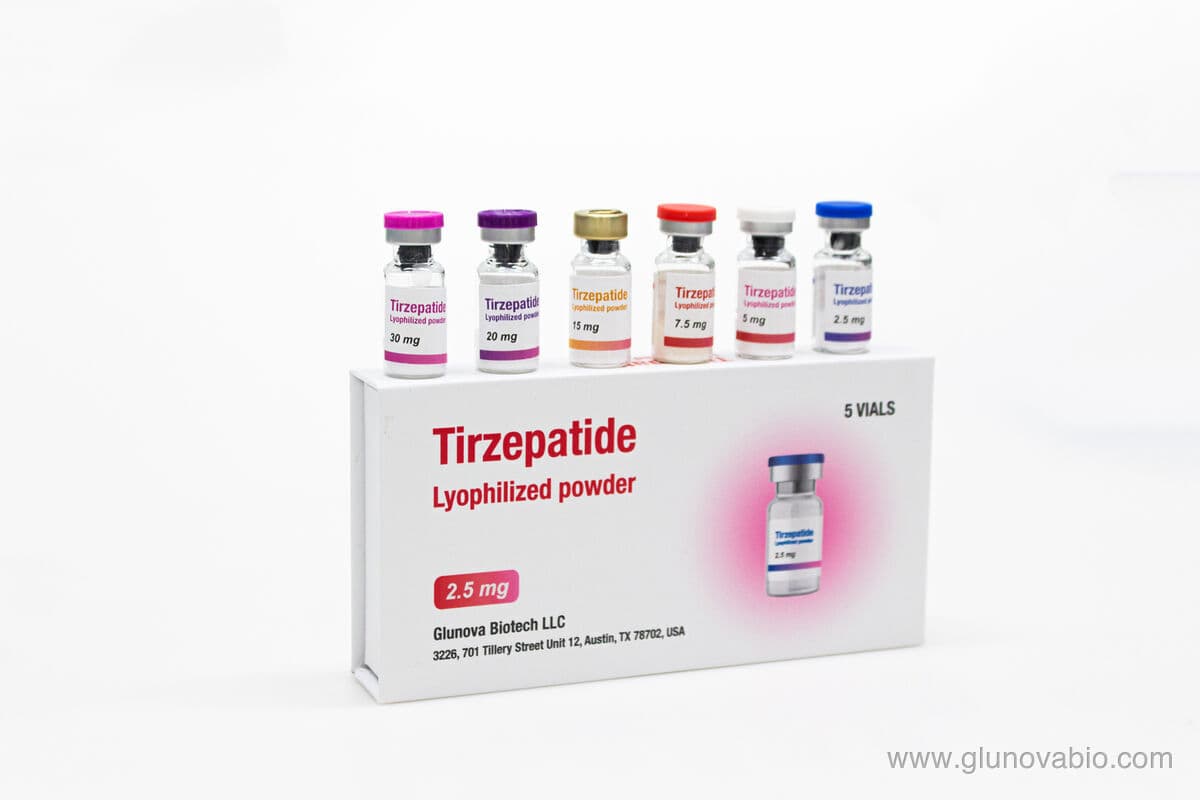 Buy Tirzepatide 2.5–30mg | 99% Pure Research Peptide | COA