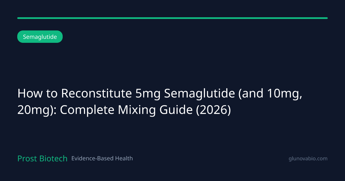 how much bacteriostatic water for 10mg semaglutide 5mg Semaglutide Reconstitution: BAC Water Ratios 2026