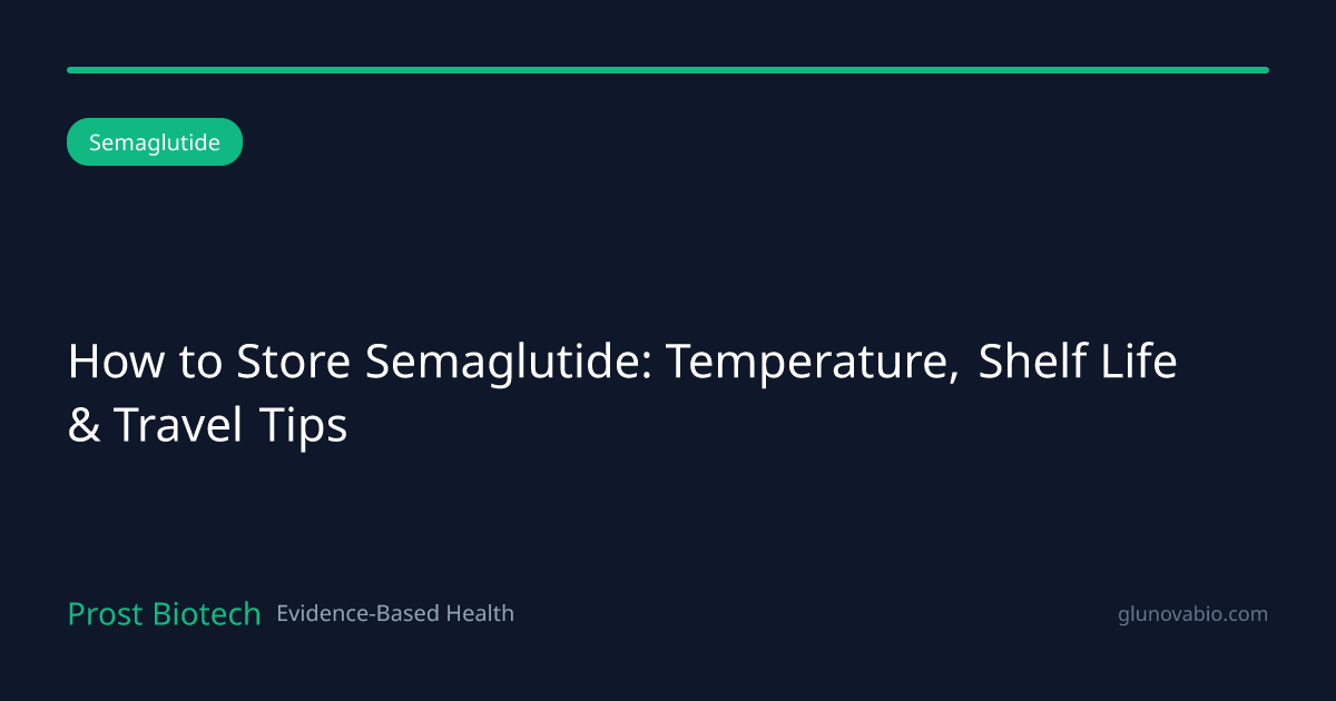 what temperature does semaglutide need to be stored at Storage Guide: It Refrigerated? Semaglutide Storage Guide 2026: Exact